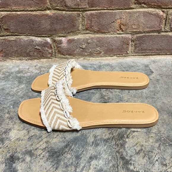 Bamboo Cream & Tan She’ll Slip On Sandal Size 11 - Picture 4 of 6